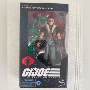 GI Joe Richard Crystal Ball King Classified Series Cobra Figure NIB
